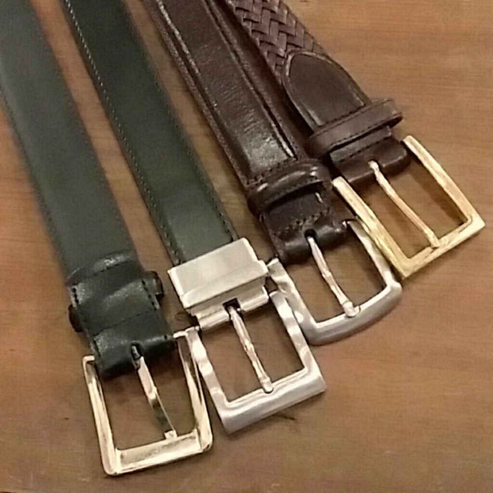 Closet Clear Out! 4 Men's Leather Belts, Sz 34